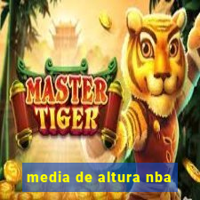 media de altura nba